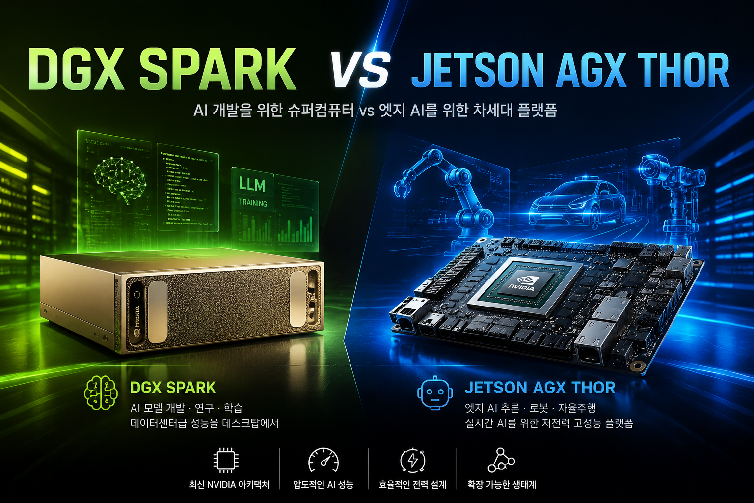 dgx spark vs jetson agx thor